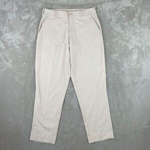 Nike Pants Mens 33 (Meas. 33x30) Beige‎ Golf Dri-Fit Standard Chino Performance
